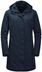 Jack Wolfskin Damen Winterjacke / Parka "Madison Avenue Coat", nachtblau, Gr. S