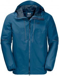 Jack Wolfskin Herren Regenjacke "Sierra", blau, Gr. M