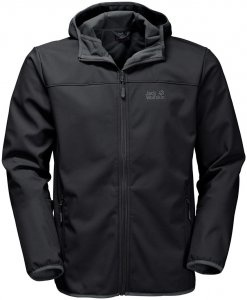 Jack Wolfskin Herren Softshelljacke "Northern Point", schwarz, Gr. XL