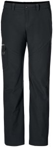 Jack Wolfskin Herren Wanderhose / Softshellhose "Chilly Track XT Pants Men", schwarz, Gr. 54