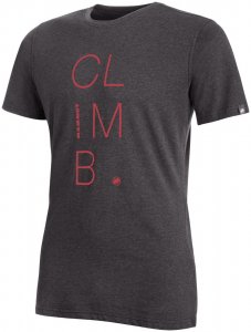 Mammut Herren Klettershirt "Massone" Kurzarm, dunkelgrau, Gr. L