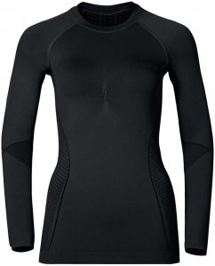 Odlo Damen Funktionsunterhemd "Evolution Warm Baselayer Shirt" Langarm, schwarz, Gr. XS