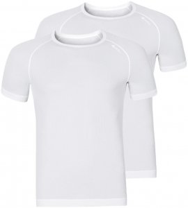 Odlo Herren Unterhemd / Funktionsunterhemd "Cubic" 2er-Pack, weiss, Gr. XL