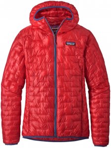 Patagonia Damen Steppjacke "Mico Puff Hoody", rot, Gr. M