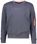 Alpha Industries Herren Sweater, anthrazit, Gr. XXL