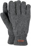 Barts Herren Handschuhe / Fingerhandschuhe Haakon Gloves, grau, Gr. M/L