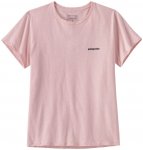 Patagonia Damen Outdoor-Shirt P-6 LOGO RESPONSIBILI-TEE, pink, Gr. M