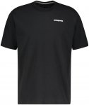 Patagonia Herren T-Shirt P-6 LOGO RESPONSIBLE TEE, schwarz, Gr. S