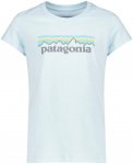 Patagonia Mädchen T-Shirt "Pastel P-6 Logo Organic", hellblau, Gr. L