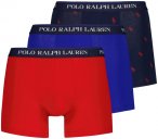 Polo Ralph Lauren Herren Retropants 3er-Pack, blau / rot, Gr. L