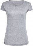 Salewa Damen T-Shirt "Puez Melange Dry'ton", grau, Gr. 38