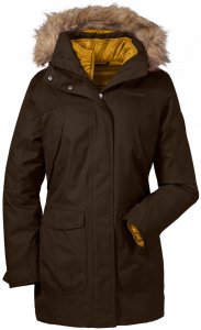 Schöffel Damen Doppeljacke "3In1 Genova1", dunkelbraun, Gr. 46