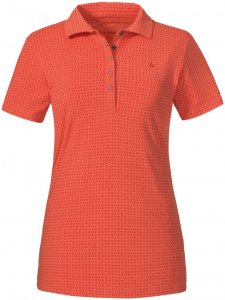 Schöffel Damen Poloshirt "Altenberg1", orange, Gr. 48