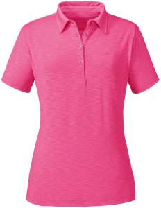 Schöffel Damen Poloshirt "Capri1" Kurzarm, rose, Gr. 46