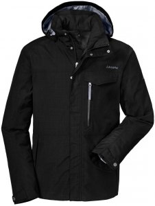 Schöffel Herren Doppeljacke "Imphal" Außenjacke, schwarz, Gr. 50