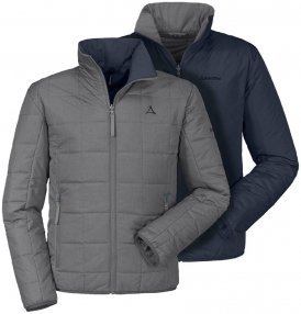 Schöffel Herren Steppjacke / Thermojacke / Wendejacke "Ventloft Jacket Folkstone", mittelgrau, Gr. 5