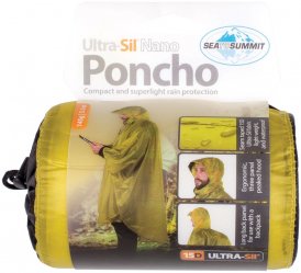 Sea to Summit Regenponcho "Ultra-Sil Nano 15D", limette, Einheitsgröße