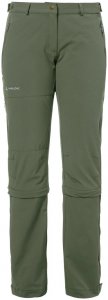 VAUDE Damen Outdoor Zipp-Off-Hose "Farley Stretch Capri T-Zip II", olive, Gr. 36
