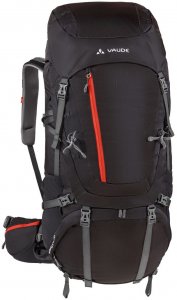 VAUDE Damen Trekkingrucksack Centauri 65+10, schwarz, Gr. 75