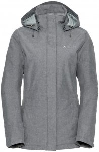 VAUDE Damen Winterjacke mit Kapuze "Women's Limford Jacket II", hellgrau, Gr. 38