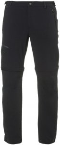 VAUDE Herren Wanderhose / Trekkinghose / Zipp-Off-Hose "Farley Stretch T-Zip Pants II", schwarz, Gr.