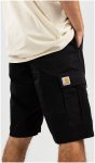 Carhartt WIP Aviation Shorts rinsed black Gr. 27