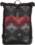 Iriedaily Santania Rolltop Backpack anthra red Gr. Uni
