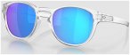 Oakley Latch Matte Clear Sonnenbrille prizm sapphire polarized Gr. Uni