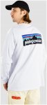 Patagonia P-6 Logo Responsibili Longsleeve white Gr. M