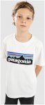 Patagonia P-6 Logo Kids T-Shirt birch white Gr. M