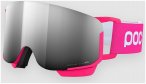 POC Pocito Nexal Fluorescent Pink Kids Goggle partly sunny silver Gr. Uni