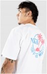 Vans Classic Mini Dual Palm T-Shirt white / malibu blue Gr. M