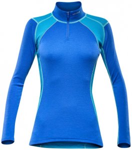 Devold Energy Woman Zip Neck planet blue/S