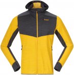 Bergans Rabot Active Mid Hood Jacket l'golden yellow/solid charcoal/L