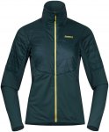 Bergans Senja Midlayer Jacket Men orion blue/pineapple/S