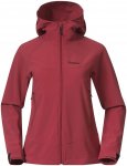 Bergans Vaagaa Women's Softshell Hooded Jacket crimson red/S