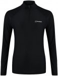 Berghaus 24/7 Base Zip Longsleeve Women black/black/UK 10 = EU 36