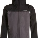 Berghaus Chombu Shell Jacket grey pinestripe/jet black/monument/XL