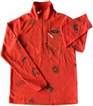 Berghaus Prism Printed Trango Half Zip Unisex red/l'brown/L
