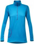 Devold Optimum Woman Zip Neck sea blue/XS