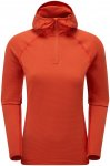 Montane Protium Lite Hooded Fleece Women's Pull On saffron red/S / EU 38