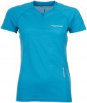 Montane Snap Women's Zip T-Shirt cerulean blue/38