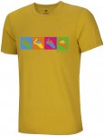 Ocun Pop Art Shoes Tee oil yellow/XXL