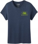 Outdoor Research Advocate S/S Women's Tee naval blue heather/M