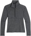 Outdoor Research Alpine Onset Merino 150 Half Zip Women black heather/S