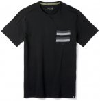 Smartwool Men's Merino 150 Pocket Tee black stripe/M