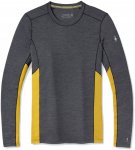 Smartwool Men's Merino Sport 150 Long Sleeve Crew charcoal heather/golden olive/