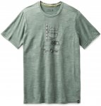 Smartwool Men's Merino Sport 150 Van Days Graphic Tee sage heather/XL