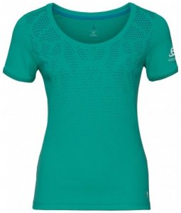 Damen T-Shirt Crew neck KUMANO F-DRY Print , Odlo , XL