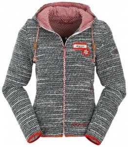Damen Woll-Strickjacke Kreuzspitze , Almgwand , 46